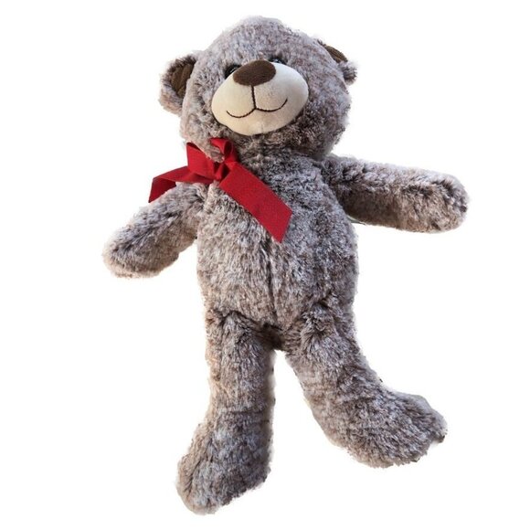 HugFun 2 Tone Brown Bear Ribbed Feet and Ears Size Med 17" - Picture 5 of 9